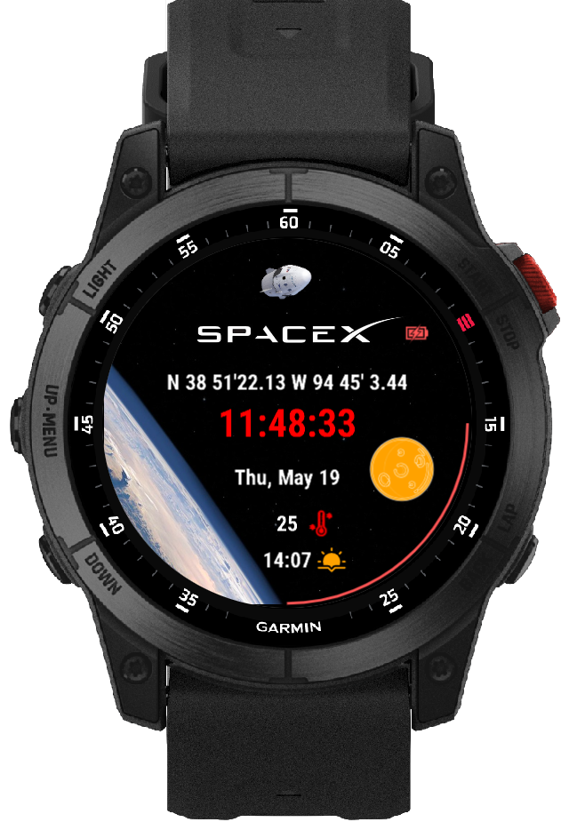 Space X Watchface