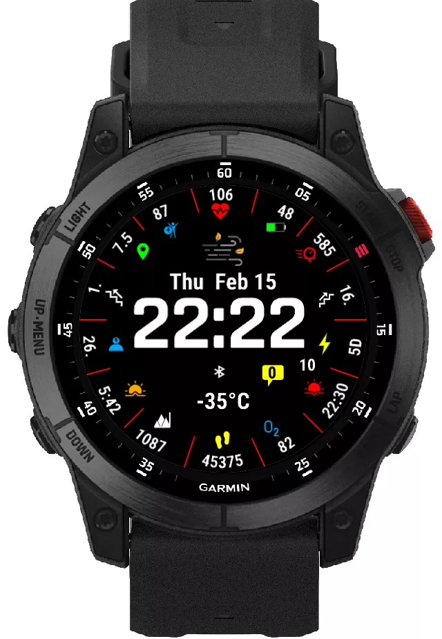 Fullload curved watchface