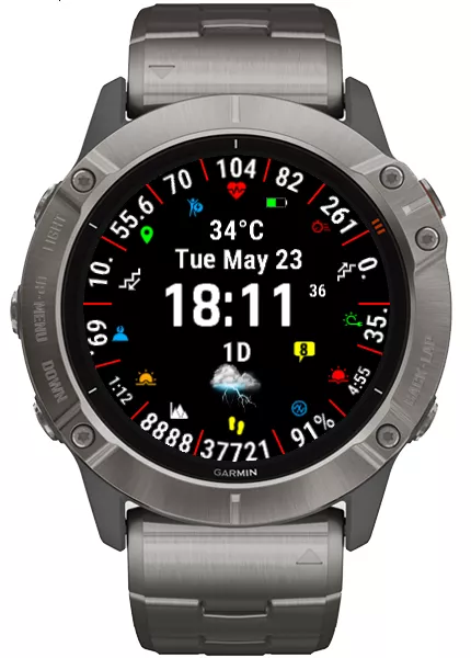 Fullload curved watchface 