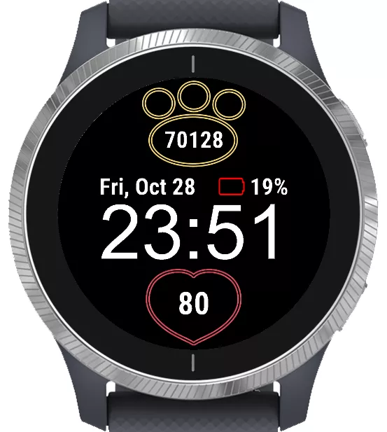 Simple watch face