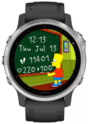 Bart Simpson after school