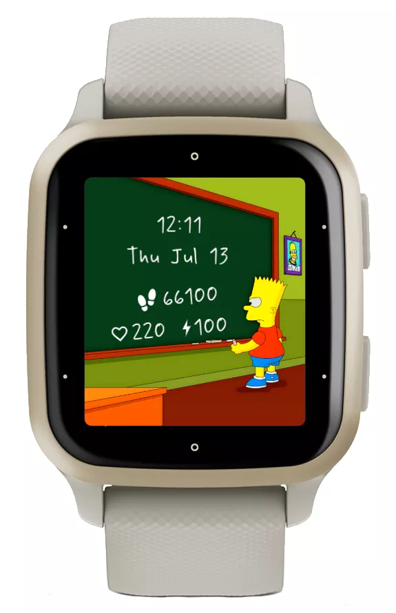Bart Simpson after school