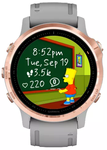 Simpsons With Notifications