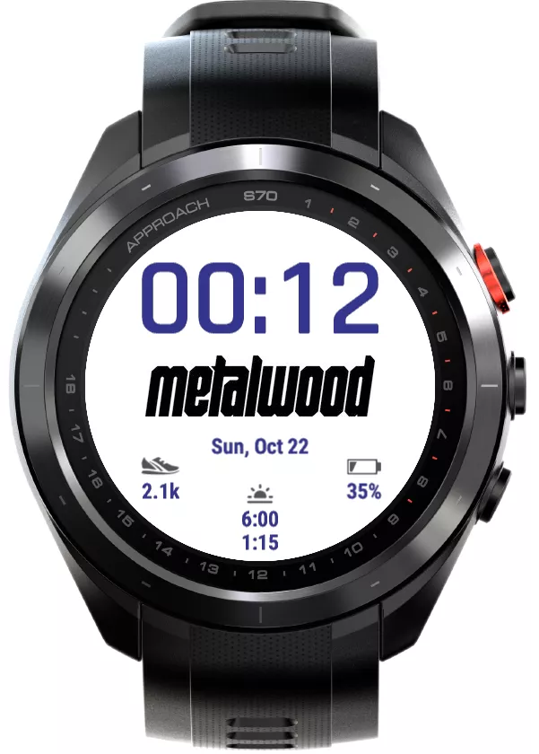 metalwood - golf watch